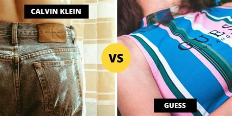 guess vs calvin klein.